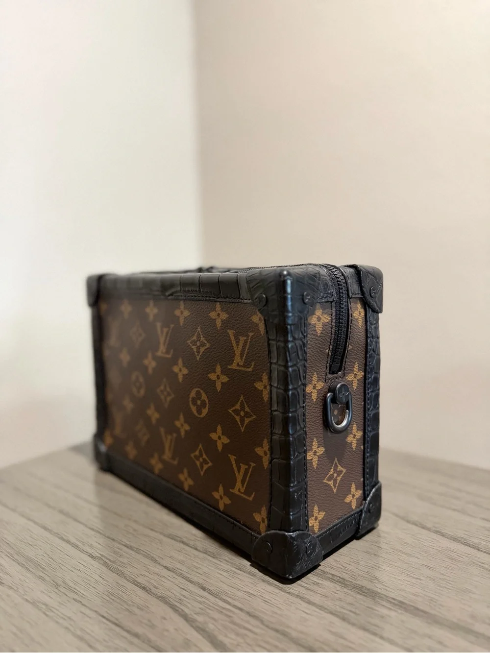 Louis Vuitton Monogram Leather Trunk Crossbody Bag